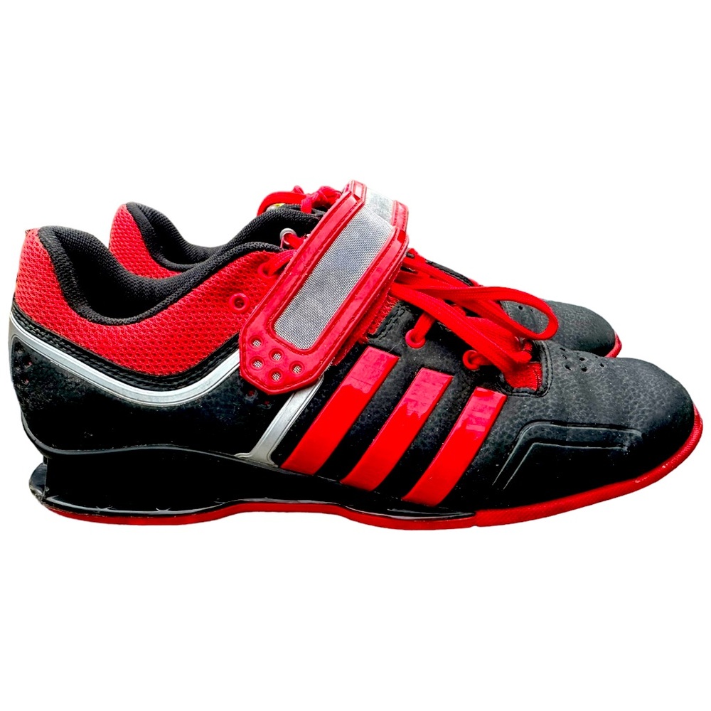 Adidas Adipower Black And Red Size 9.5 Weightlifting Shoes